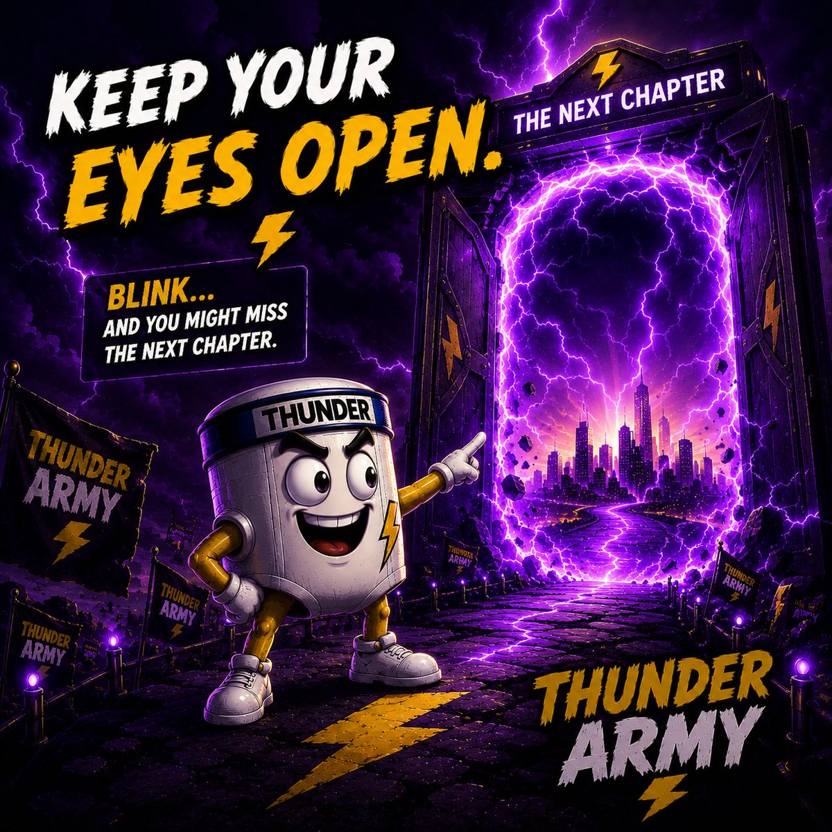 thunder__pants's tweet photo. The destination hasn’t changed.

Every day we get one step closer.

Stay loud. The Thunder is only getting stronger. ⚡🩲

#Thunderpants #Solana #LowCapGem #100xGem #Moonshot #MemeCoin #Crypto #DiamondHands #HODL #Next100x #Degens #Altcoins https://t.co/jNGizQHpdo
