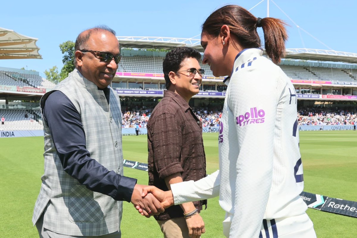 lonsaikia's tweet photo. This historic victory at Lord’s  today is the result of years of sustained investment and belief in women's cricket. The BCCI has remained committed to creating the right environment for our women cricketers to succeed through stronger domestic structures, enhanced opportunities and greater professional support. I would also like to acknowledge the visionary leadership of our former Honorary Secretary and current ICC Chairman, Mr Jay Shah, whose landmark initiatives, including pay parity for centrally contracted women cricketers, enhanced match fees for domestic women cricketers and the launch of the Women's Premier League, have transformed the landscape of women's cricket in India. Today's achievement at Lord's is a proud reflection of those efforts and, above all, the extraordinary dedication and hard work of our players and support staff.
WELL DONE  HARMAN, AMOL & each member of Team India…congratulations.