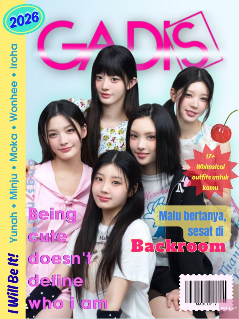 GLLITINAfess's tweet photo. Gllit! Aku first time buat poster inspirasi dari majalah gadis, gimana menurut kalian?!🫂💕 https://t.co/t5tWo5ZWaZ