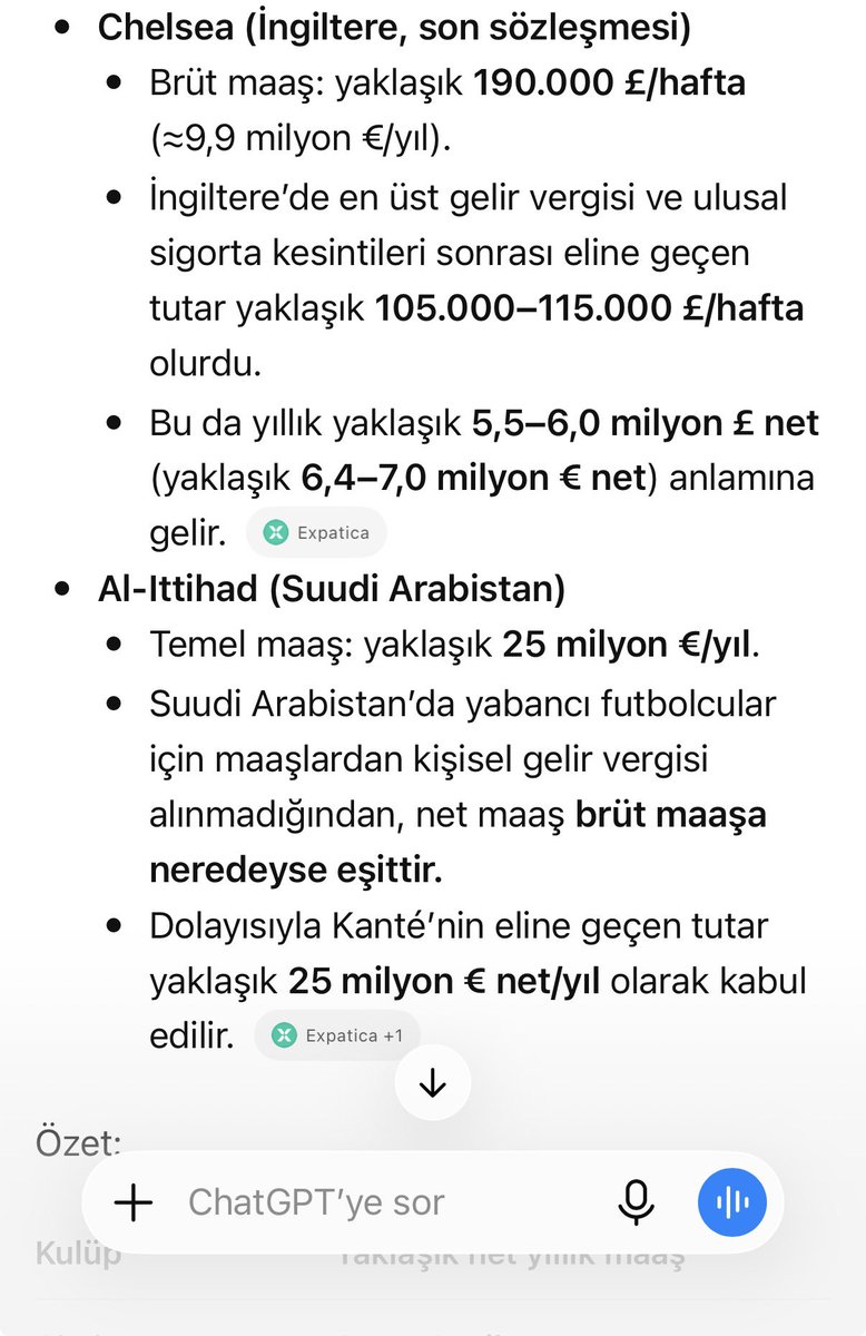 mertevg's tweet photo. Kante, Al İttihad’da bonussuz 25 m Euro net, onlardan önce Chelsea’de 7m Euro net maaş alan adamdı.

Mevkisinin en iyisi. 

Fenerbahçe’de 11 m Euro alıyor. Çok da anormal değil.

Salın Kante’yi artık. Sadece oyununun tadını çıkarın. https://t.co/1novWoLG2t