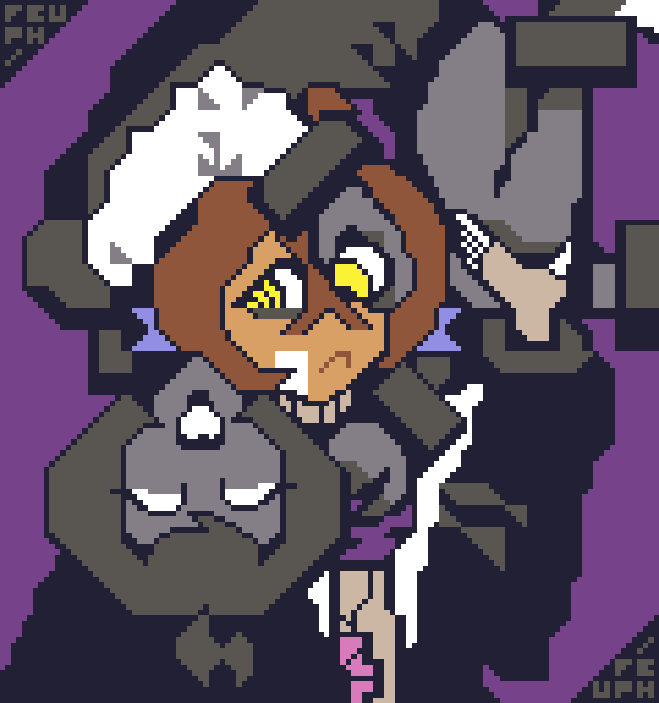 f_feuph's tweet photo. artfight attack for @AnavelBlack
#pixelart #ドット絵 https://t.co/YWnodymbFG