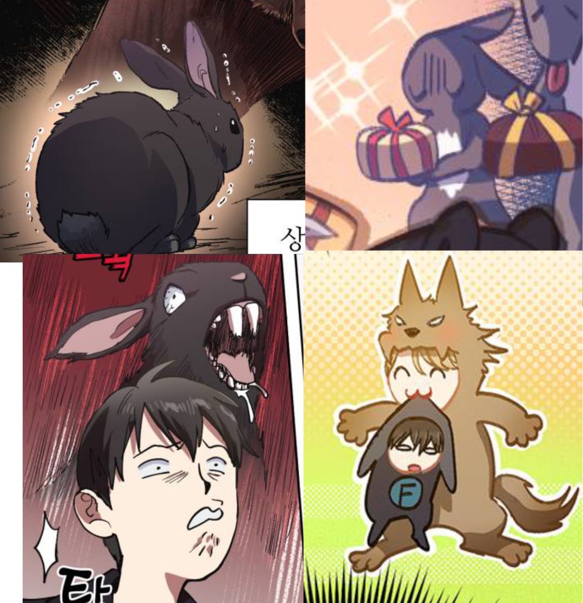 bananaleaffan's tweet photo. So far, Han Yoojin canonically has been
- a hamster
- a bunny
- whatever bunny/lamb this creature was
- a kitten https://t.co/0RAotXdGe6