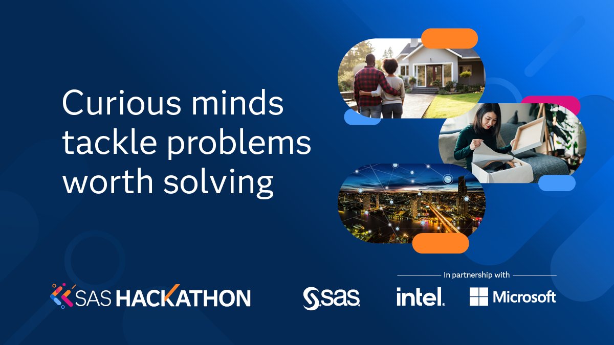 johnnocarey's tweet photo. Last year, Team DementAI brought their passion for detecting dementia earlier to the #SASHackathon and developed an inspiring innovation that crowned them Grand Champions. What problem can you help solve in 2026? Registration is open through September 14: https://t.co/HuD9GyYcQ7 https://t.co/XdhGv1fINN