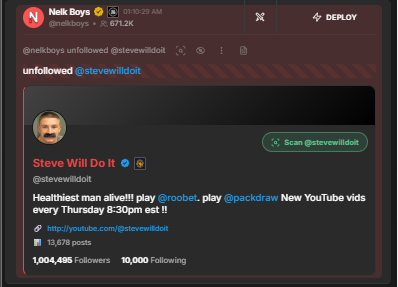 MarioPrezidente's tweet photo. THE NELK BOYS HAVE KICKED OUT STEVE

HELLO THIS IS HUGE? https://t.co/9A2CIb2jPQ