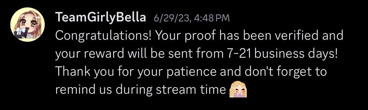 ilimonster's tweet photo. I’ve been seeing so much things on twitter about @Girlybella not paying players out. People having to wait 90 + days for payout.  I just want people to know that I am proof that she pays her winners. I won on 6/23 and was paid out on 11/20 🤍 https://t.co/1trXpWPsgW