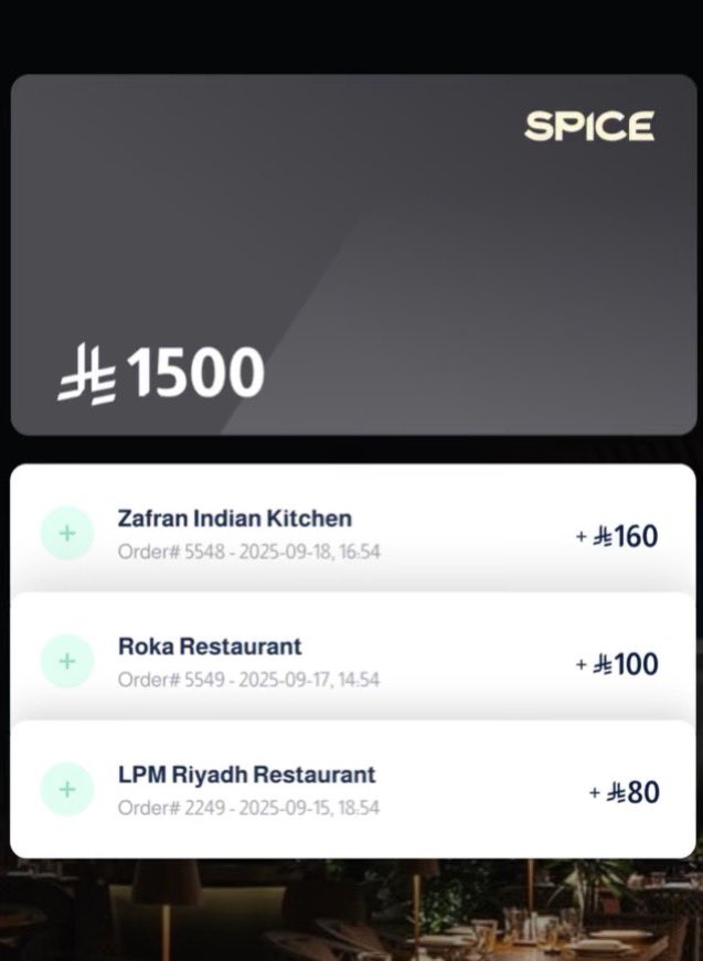 QarinApp's tweet photo. تطبيق جديد خاااارق بيسبّب ثورة في عالم المطاعم 😍🔥

خلنا نقول إنك تصرف 2,000 ريال شهريًا على المطاعم..

إذا استخدمت تطبيق Spice، بتاخذ 20% كاش باك غير محدود (إيه، غير محدود وبدون شروط) على كل طلب في المطاعم اللي فيه.

يعني إذا صرفت 2,000 ريال بالشهر، بيرجع لك 400 ريال! 🫨😨 https://t.co/W5eACFa5w9