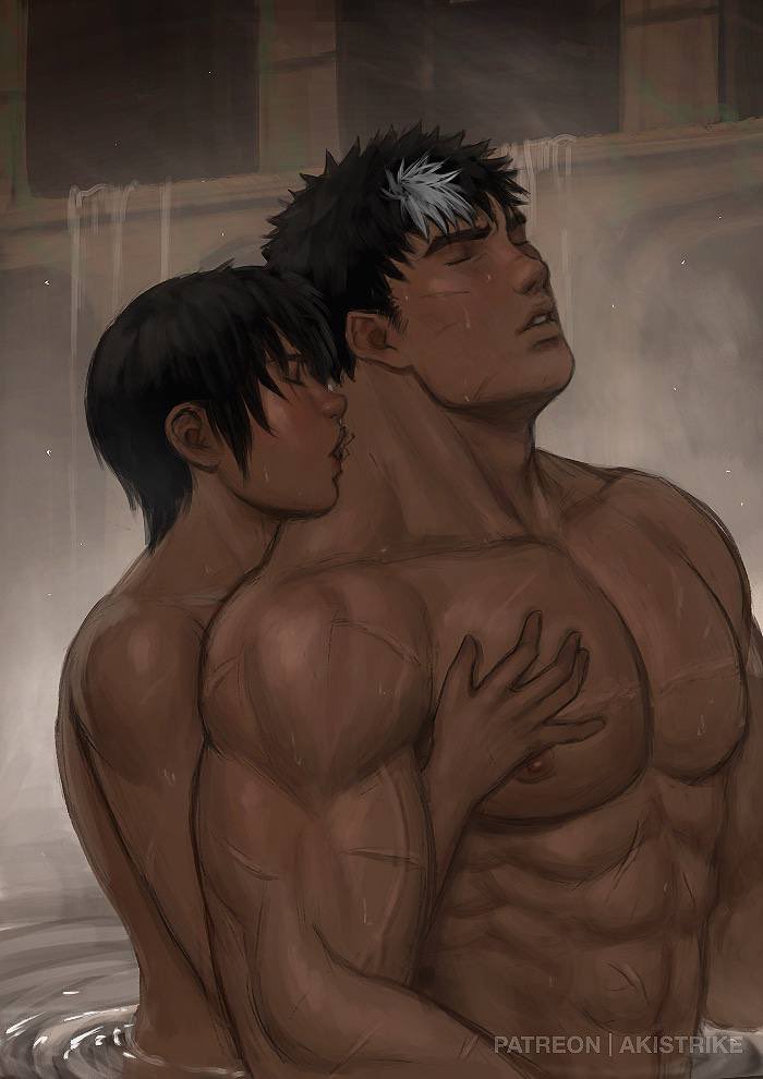 akistrike's tweet photo. Licking wounds is good enough 😌 #gutsca #berserk https://t.co/nMIaYXdGRV