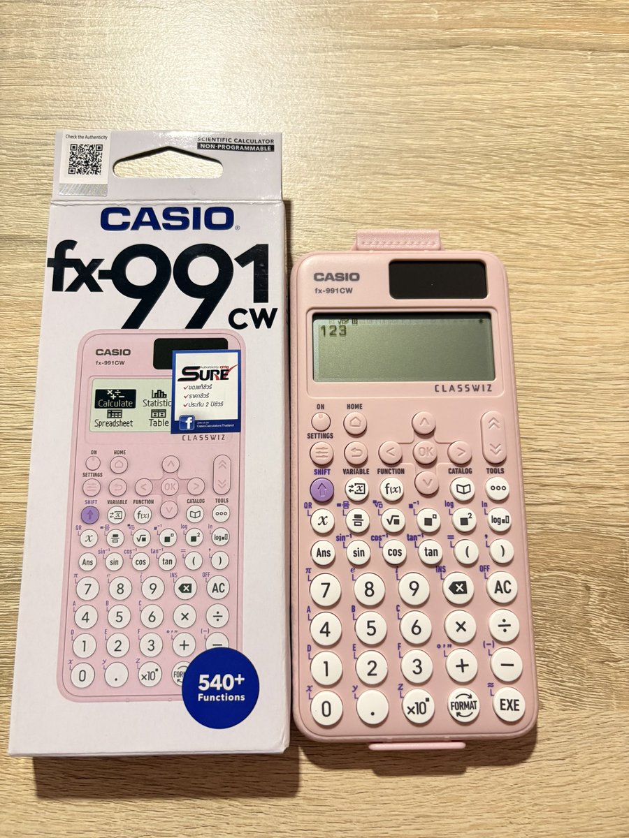 11nnamin's tweet photo. ปล่อยต่อเครื่องคิดเลขวิทยาศาสตร์มือสองค่าา
Casio fx-991cw 790รวมส่งค่ะ
ลองเดมมาคุยราคากันได้น้าา
(ใช้ไปแค่ไม่กี่รอบ ย้ายคณะไม่ได้ใช้แล้วคับ)

#เครื่องคิดเลขcasio #เครื่องคิดเลขวิทยาศาสตร์ #เครื่องคิดเลขมือสอง  #เครื่องคิดเลข #ส่งต่อเครื่องคิดเลข https://t.co/JVWVYiE76G