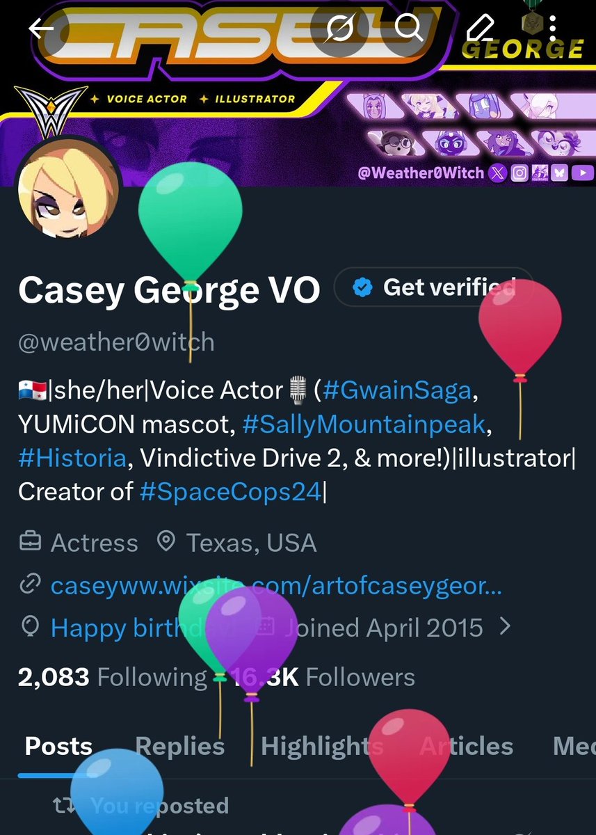 Casey George VO tweet media