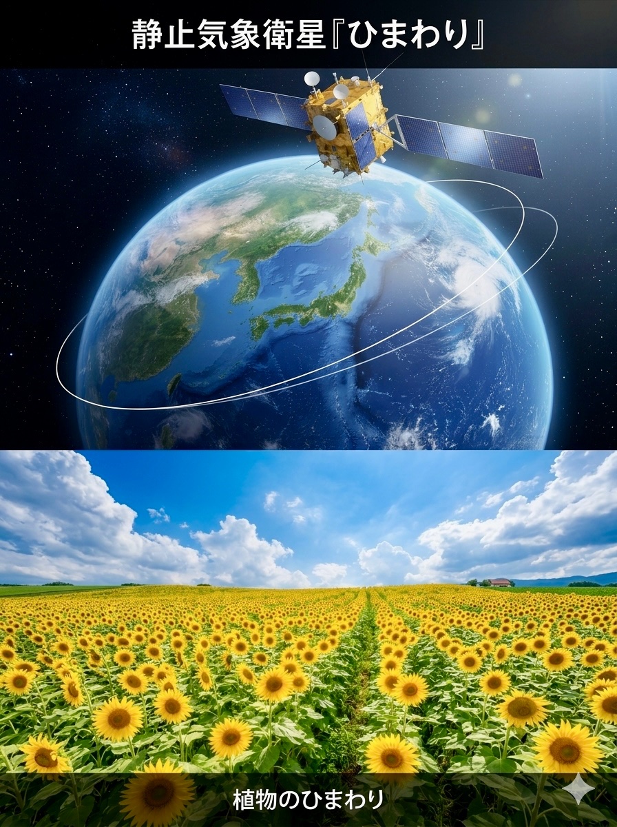 🛰本日 衛星「ひまわりの日」 毎年7月14日に定められている記念日 🛰夏