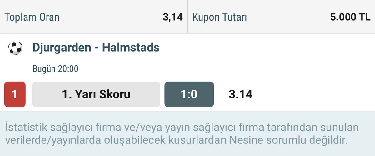 iddakolik7's tweet photo. OHAAA BEYLER 
Orana bakın şaka mı ?
Net gelicek bu 3.14 oran 
5000₺ oynandı bol şans. https://t.co/X414BQCvbW