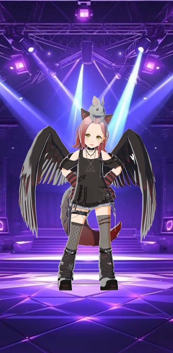 mimitopia0426's tweet photo. お気に入りのデビデビ衣装🥰
 #ビジュつよアバター選手権2026 https://t.co/DDv9CEov2J