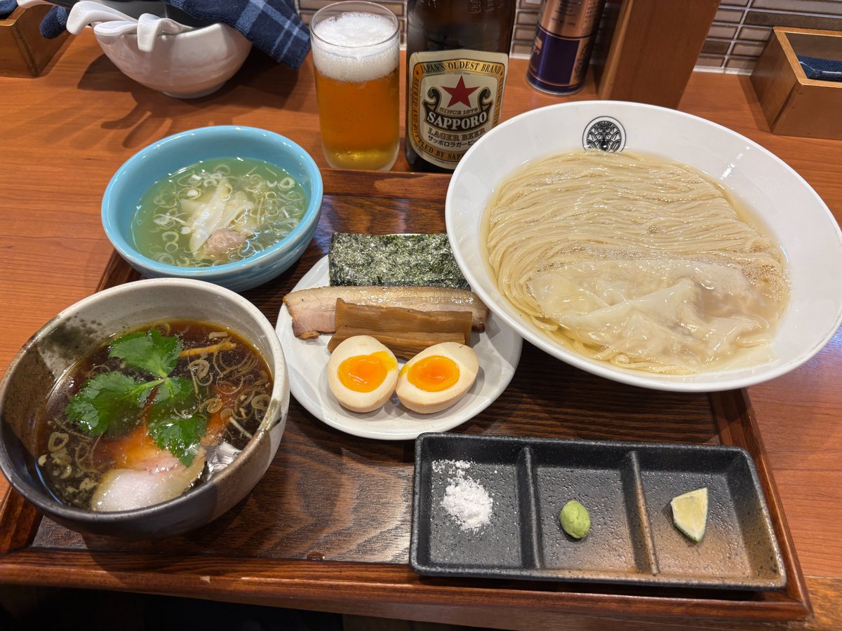 kamepi_'s tweet photo. 【限定】特製鶏醤油つけそば@らぁ麺 とうひち 
10年連続ミシュランビブグルマンの京都の名店
プレミアム感があるハイレベルな昆布水つけ麺に大満足
https://t.co/ewABRAgc6k https://t.co/NreyqRVfNV
