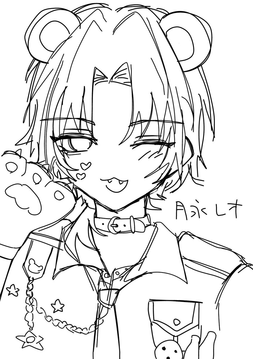 rat0516_like's tweet photo. ！！リベンジ月永レオ！！！！！
色は塗りません。力尽きたからです。 https://t.co/xrrky5ljLV