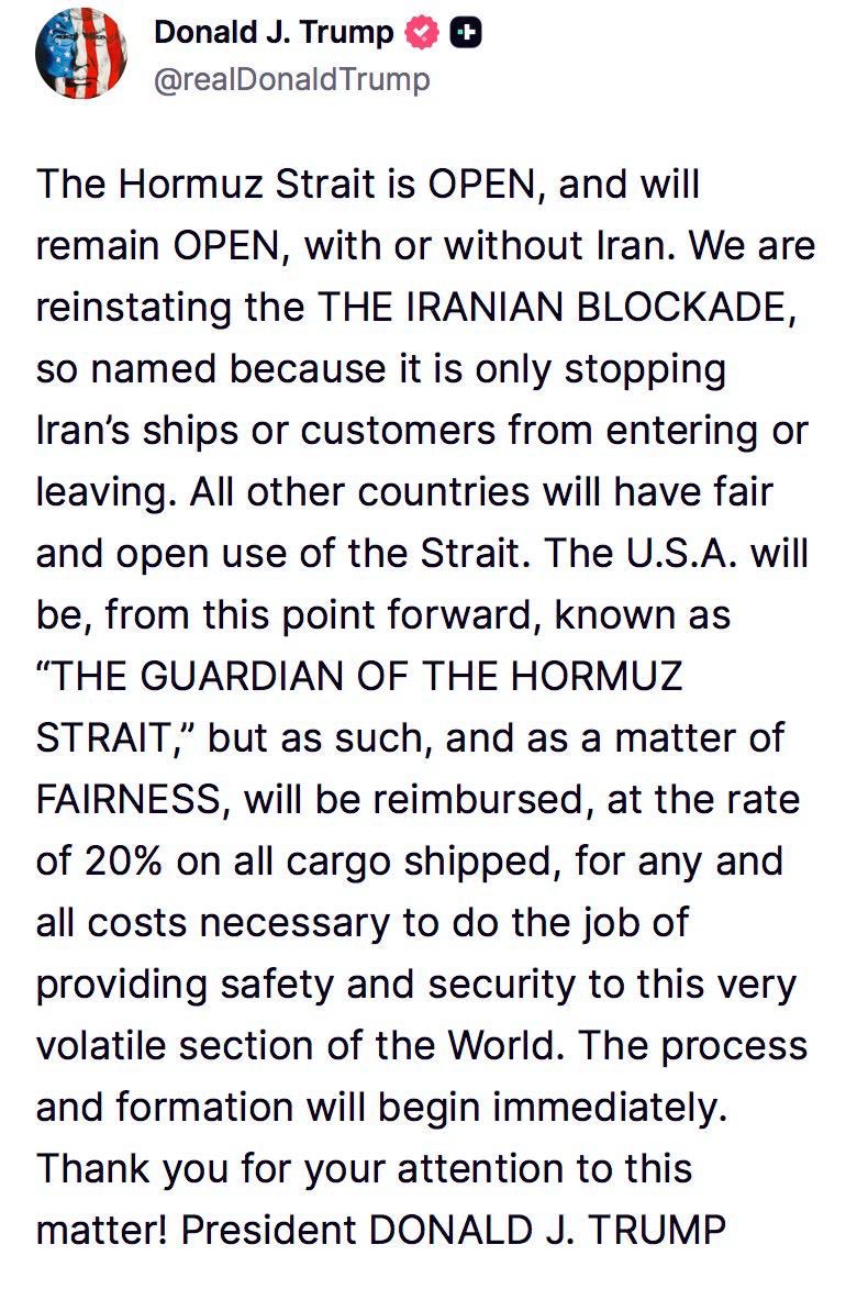 AimenDean's tweet photo. What’s the difference between Trump’s proposed piracy and the IRGC’s existing piracy?

The IRGC is actually cheaper. Trump should drop the 20% nonsense! https://t.co/m5gysCP4rw