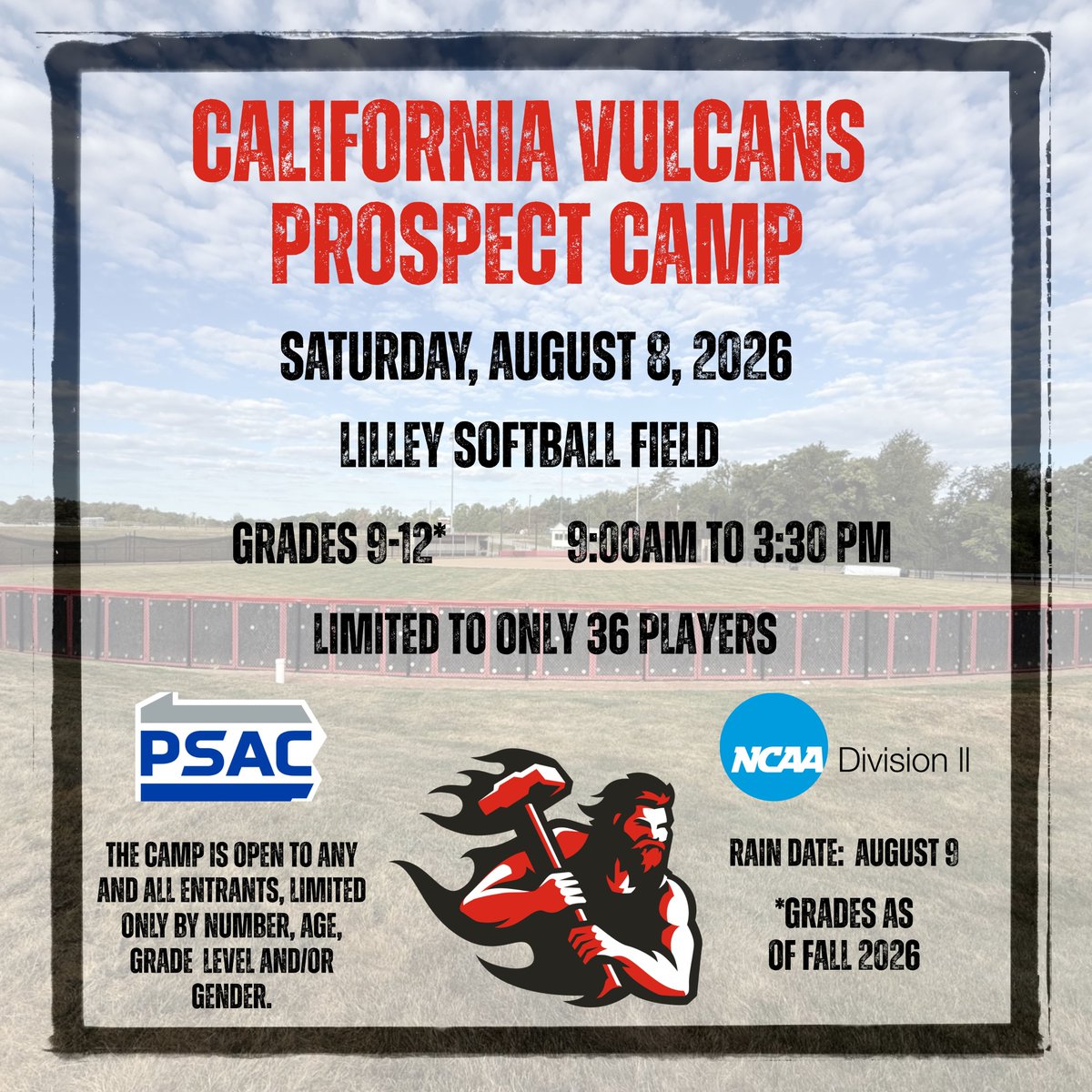 Cal U Softball tweet media