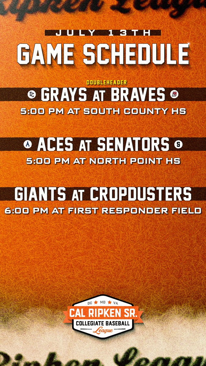 CalRipkenLeague's tweet photo. Heading into our final week of CRSCBL regular season action! https://t.co/xFqJJwCx6J