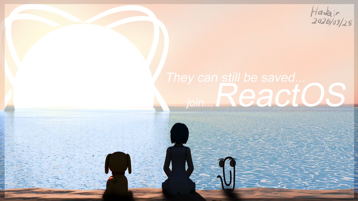 ReactOS tweet media
