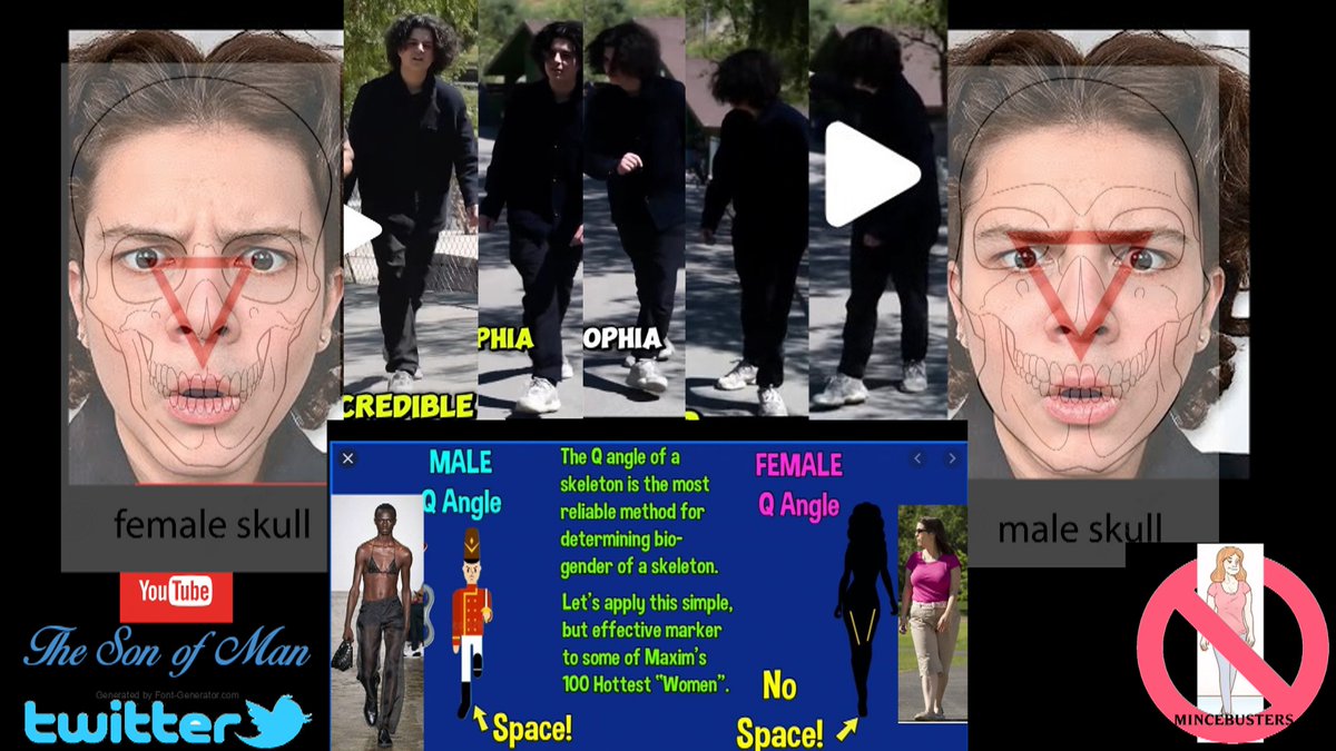 TheSono71468392's tweet photo. Matan Even fails the Forensic Tests/Bio female Skull match 5x the female gait/legs crossed/1 foot behind the other/but Fanx for playing CSI with me #forensics #CSI #Egi                                                          
        -  Its ALL of them.. No Exceptions https://t.co/3rUFuXcFUR