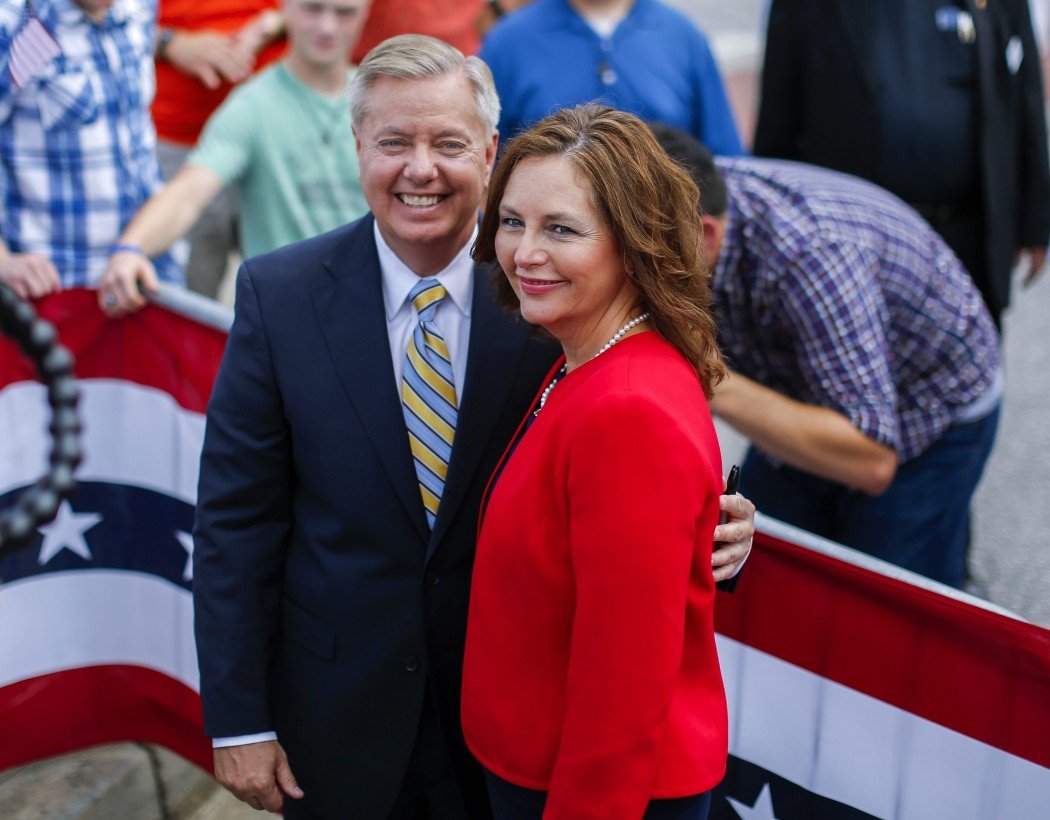 govern_antics's tweet photo. 🚨 🇺🇲 President Trump backed Darline Graham Nordone, sister of the late Sen. Lindsey Graham, to serve as South Carolina's interim U.S. senator. https://t.co/4CIAhX3MOx