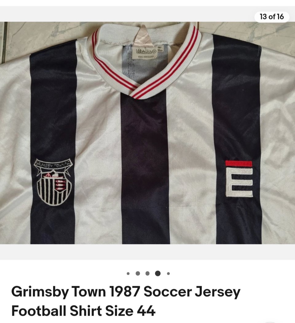 codalmighty's tweet photo. A proper #gtfc eBay rarity spotted today listed from Thailand 😯. A player shirt from the 1987-88 season when the EN-S logo and Town badge swapped sides. @MarinerMen @GTFCshirts https://t.co/4fzoF4617S