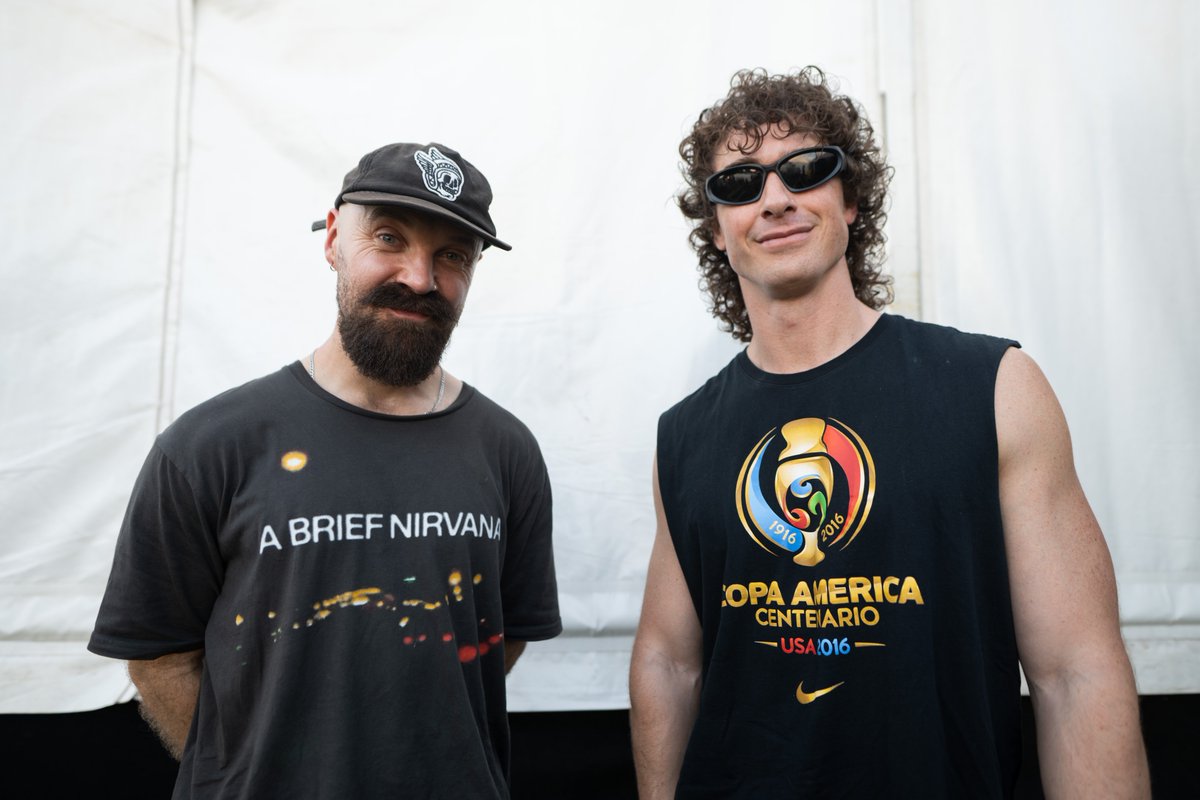 rocksound's tweet photo. Don Broco chat being brought in as last-minute 2000trees headliners, their show at Finsbury Park supporting Biffy Clyro, latest album 'Nightmare Tripping' and their upcoming show with Beartooth.

WATCH: https://t.co/1e7iIqBc6Q https://t.co/lWJMHYvsWf