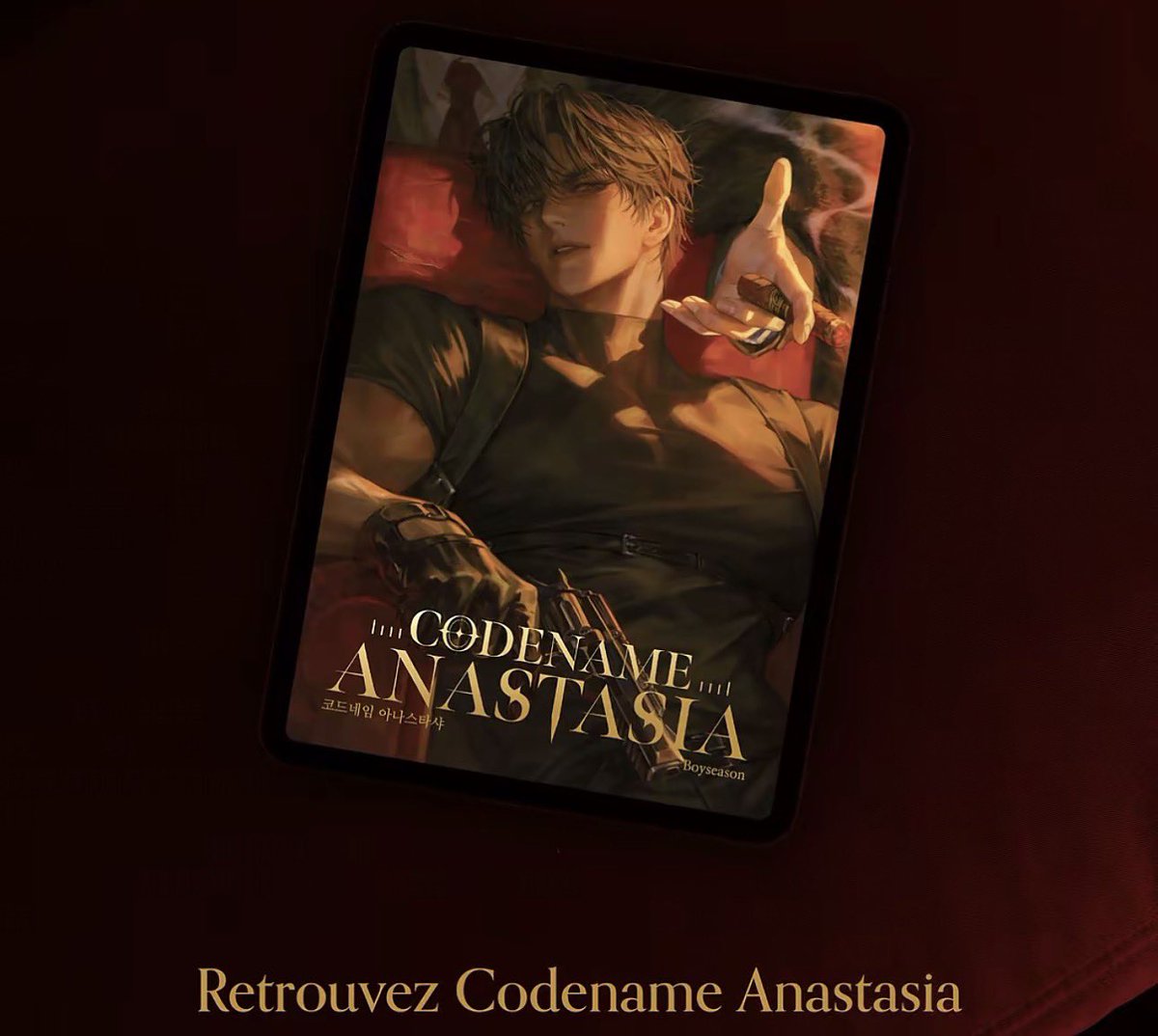 xpereshati's tweet photo. they released codename anastasia novel in french and i didn’t even KNOW?! the art is so beautiful im sick https://t.co/AB210Z0R8x