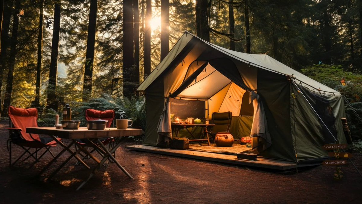 atingyo87's tweet photo. Just woke up to crisp mountain air u0026 birdsong, with my tent bathed in golden morning light. This quiet wilderness vibe hits different—chasing small, perfect moments under the stars  #CampLife #NatureEscape https://t.co/xMFMAlh0dd