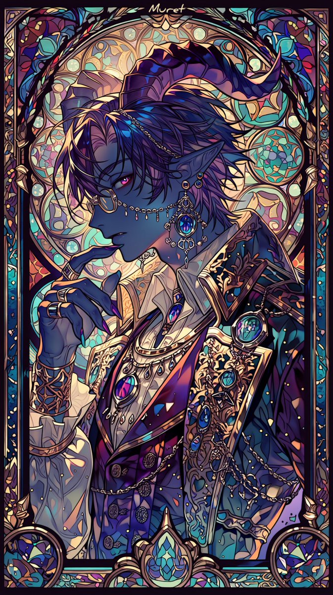 深淵の肖像 ―ステンドグラスに封じられし悪魔― Portrait of the abyss