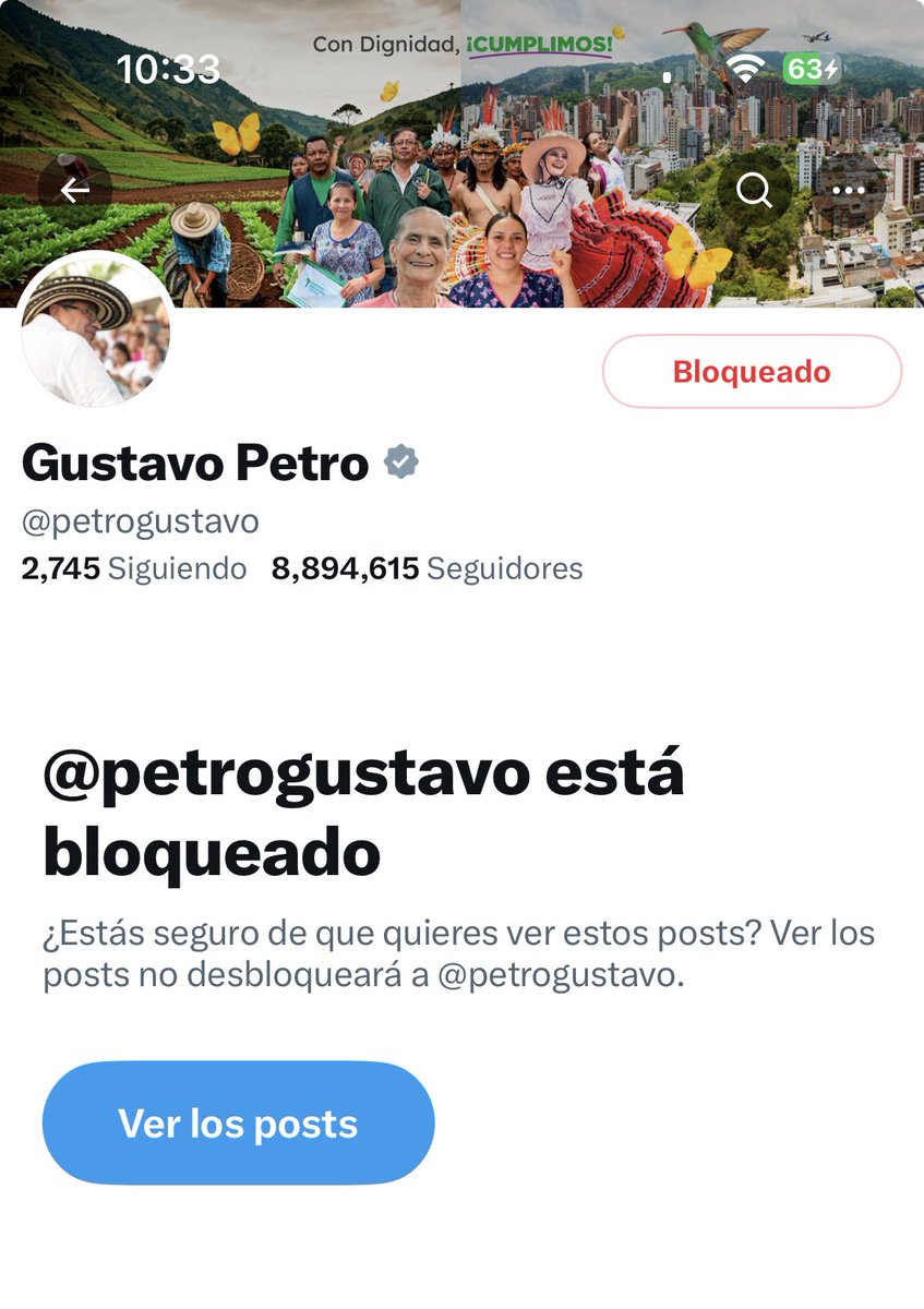 hoffmanpacheco's tweet photo. Esta es la mejor terapia para mi salud y su salud mental. Con esta acción le quitamos lo único que le da oxígeno a este diminuto ser con el ego más grande sobre la galaxia.
#BloqearAPetro https://t.co/VN6IPewnEU