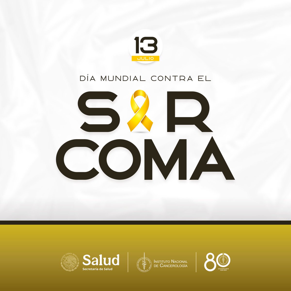 incanMX's tweet photo. Hoy conmemoramos el Día Mundial contra el Sarcoma. Un bulto que crece o dolor persistente no deben ignorarse. La detección temprana puede salvar vidas. #DíaMundialContraElSarcoma #DetecciónTemprana #INCan https://t.co/XaR3qbvXKA