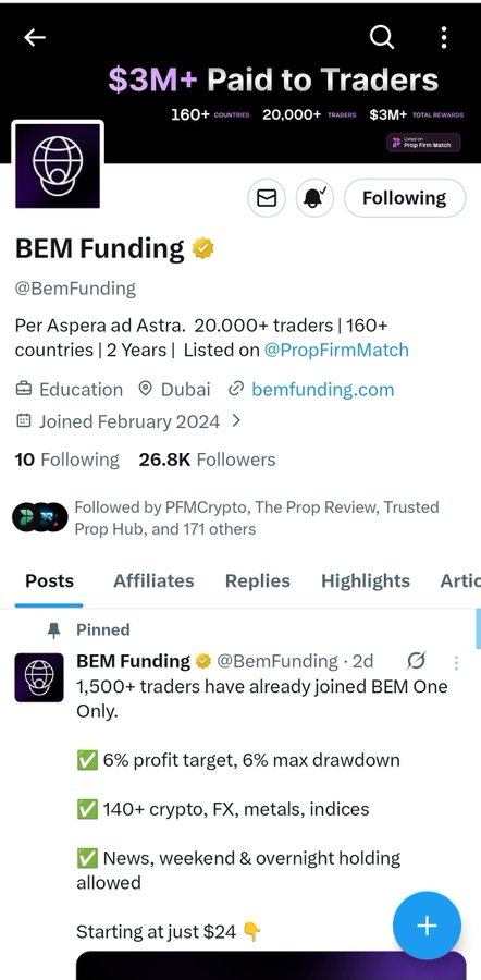 ZoneTrader0's tweet photo. @martinfxtrade @BemFunding @0xdd11a The best part about giveaways like this isn't just the prize—it's the opportunity they create. Five traders will get a chance to take their trading to the next level. Thanks @BemFunding for supporting the community! All Done @martinfxtrade Let's @hassanhj @gashihi_mc @HifzTipz https://t.co/Cn9L8pBBQa