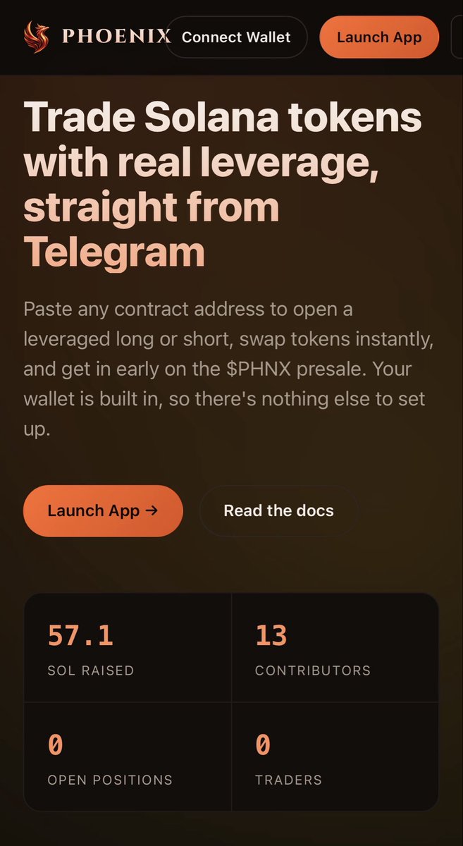 PHNXTrading's tweet photo. OUR WEBSITE IS LIVE

#Phoenix will rise very soon

Leverage trading coming

#SolanaGems #solana https://t.co/UXa0u1qopH