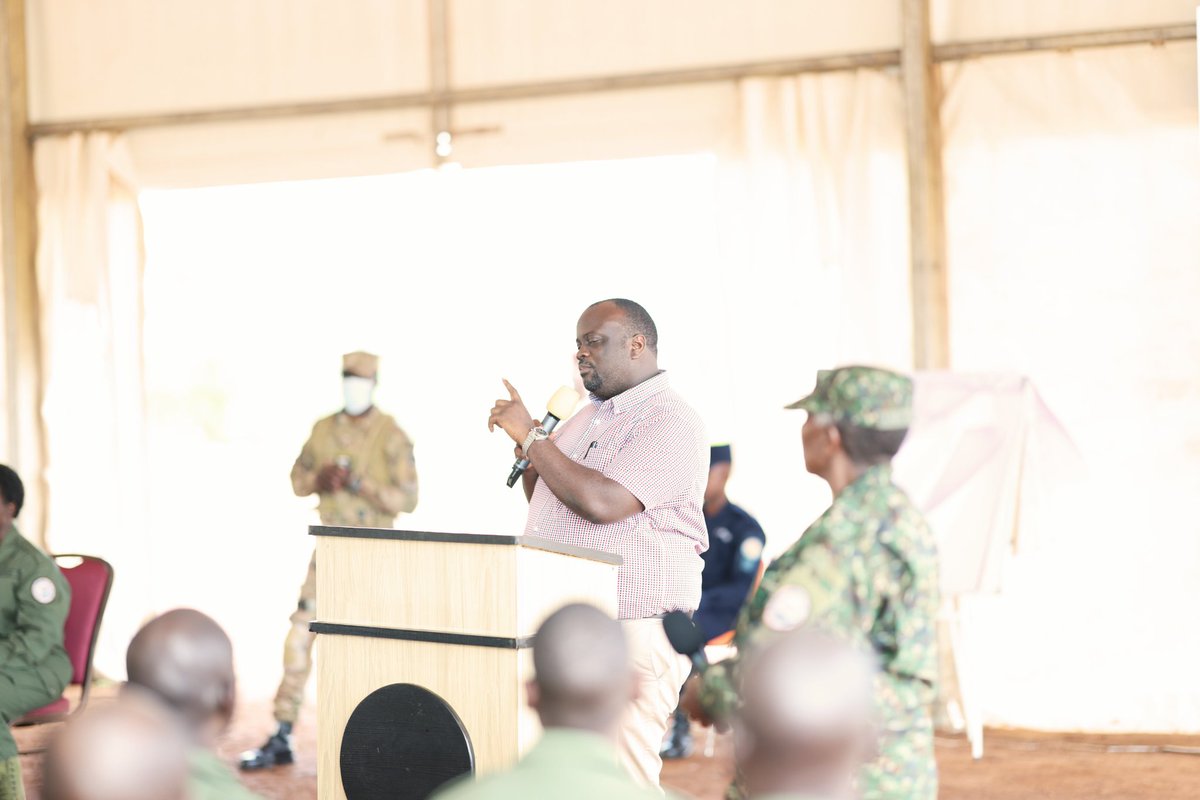 paceidug's tweet photo. Addressing Ugandans recently evacuated from South Africa on "Stages of Social Development" @NaliKyankwanz today, Chairman @OdrekRwabwogo urged them to turn adversity into strength. Uganda's answer is a bigger economy, more industries, more exports and more jobs. What doesn't kill you makes you stronger.

Drawing lessons from the evolution of societies: from hunter-gatherer communities through agricultural and industrial societies to today's knowledge economy, he argued that nations prosper through leadership, technology, organization and productive enterprise rather than migration alone.

"The solution is to grow the economy so that more Ugandans can find dignified work at home. We must build industries, strengthen exports and create opportunities that allow our people to thrive in Uganda," he said.