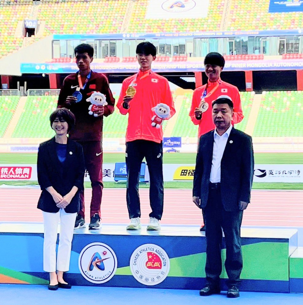 arimori_manager's tweet photo. 7月9日〜12日に中国・オルドスで開催された「第1回アジアU23陸上競技選手権大会」にアジア陸連理事として出席いたしました。アジア各国の次世代を担うU23の若きアスリートたちが集結し、熱い戦いが繰り広げられました。選手・関係者の皆さま、4日間の激戦、本当にお疲れ様でした！ https://t.co/NPO2i1EvJY
