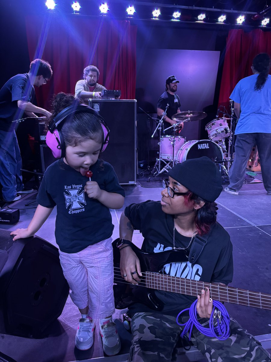 JIMlNS's tweet photo. played our demo release show last night i cannot even put into words how special that felt after being behind the camera all these years. bonus: my nieces first show https://t.co/uU2X5l3U1M
