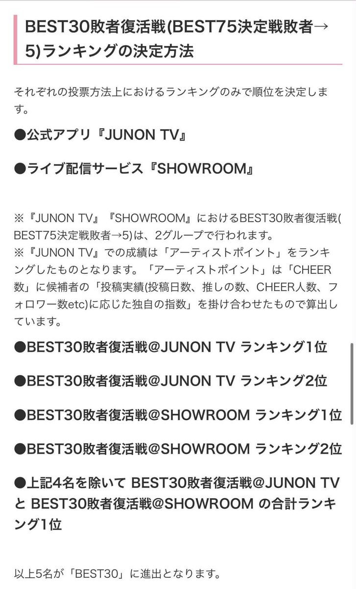 _tow_aaaaaa's tweet photo. 39th JUNONスーパーボーイコンテストBEST75決定戦敗退という結果になりました。応援してくれた皆様改めて本当にありがとうございます！！

ですが19日からBEST30敗者復活戦があります。まだまだ諦めていません🔥
ここから絶対にBEST30復活してみせます。引き続き応援よろしくお願いします🙇‍♂️🙇‍♂️ https://t.co/j40qwgDQDm