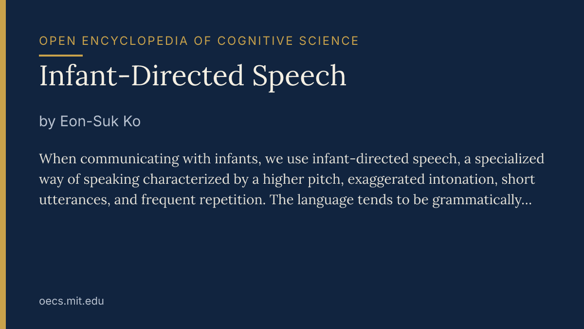 Open Encyclopedia of Cognitive Science Bot tweet media