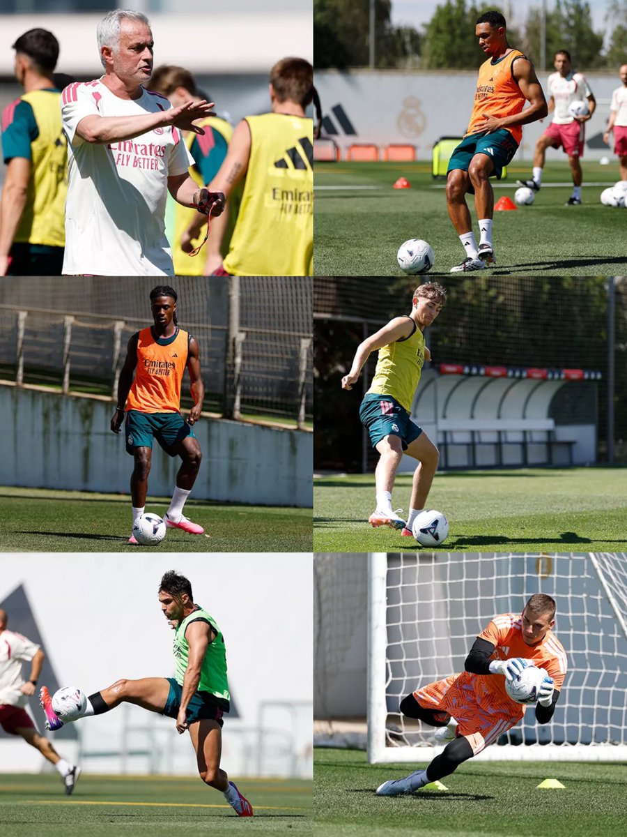 MadridXtra's tweet photo. 🚨🤍 FIRST TRAINING SESSION UNDERWAY! https://t.co/Wor84oB5cM