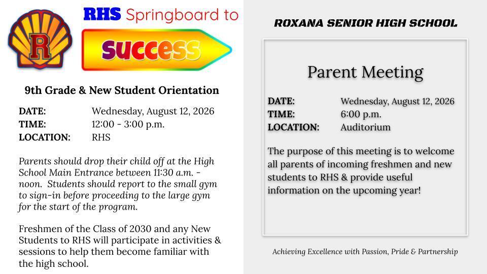 Roxana High School tweet media