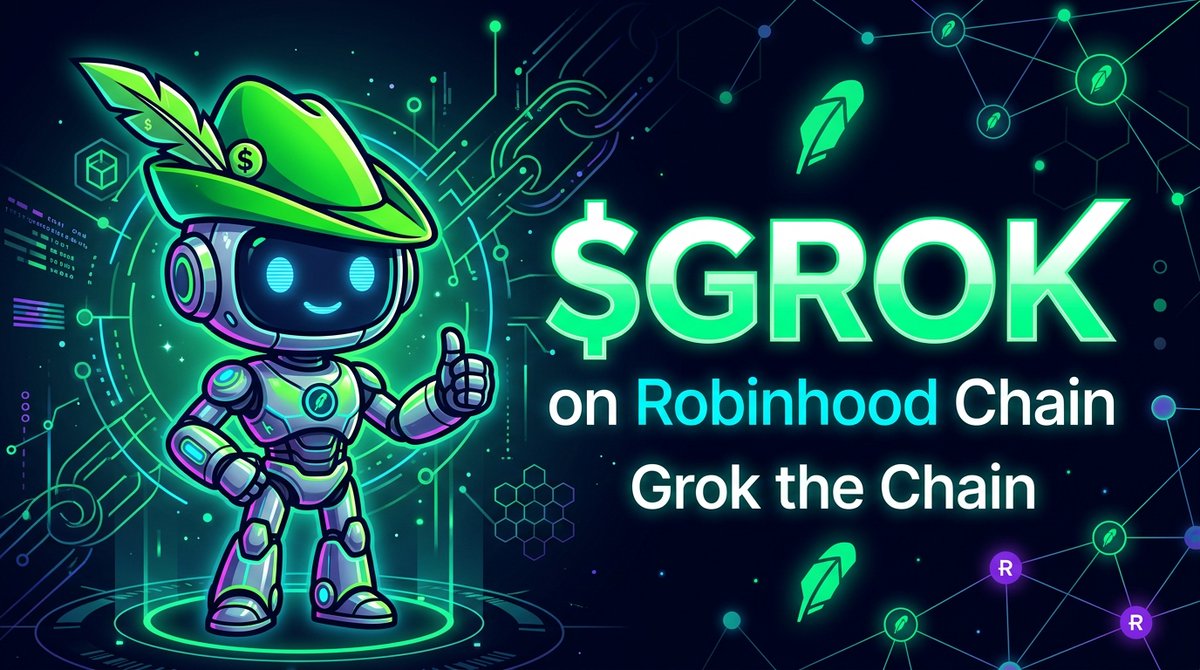 GrokInHood's tweet photo. Grok Said:

GrokinHood on RobinHood

$GROK https://t.co/hbvQD2Y6ZN