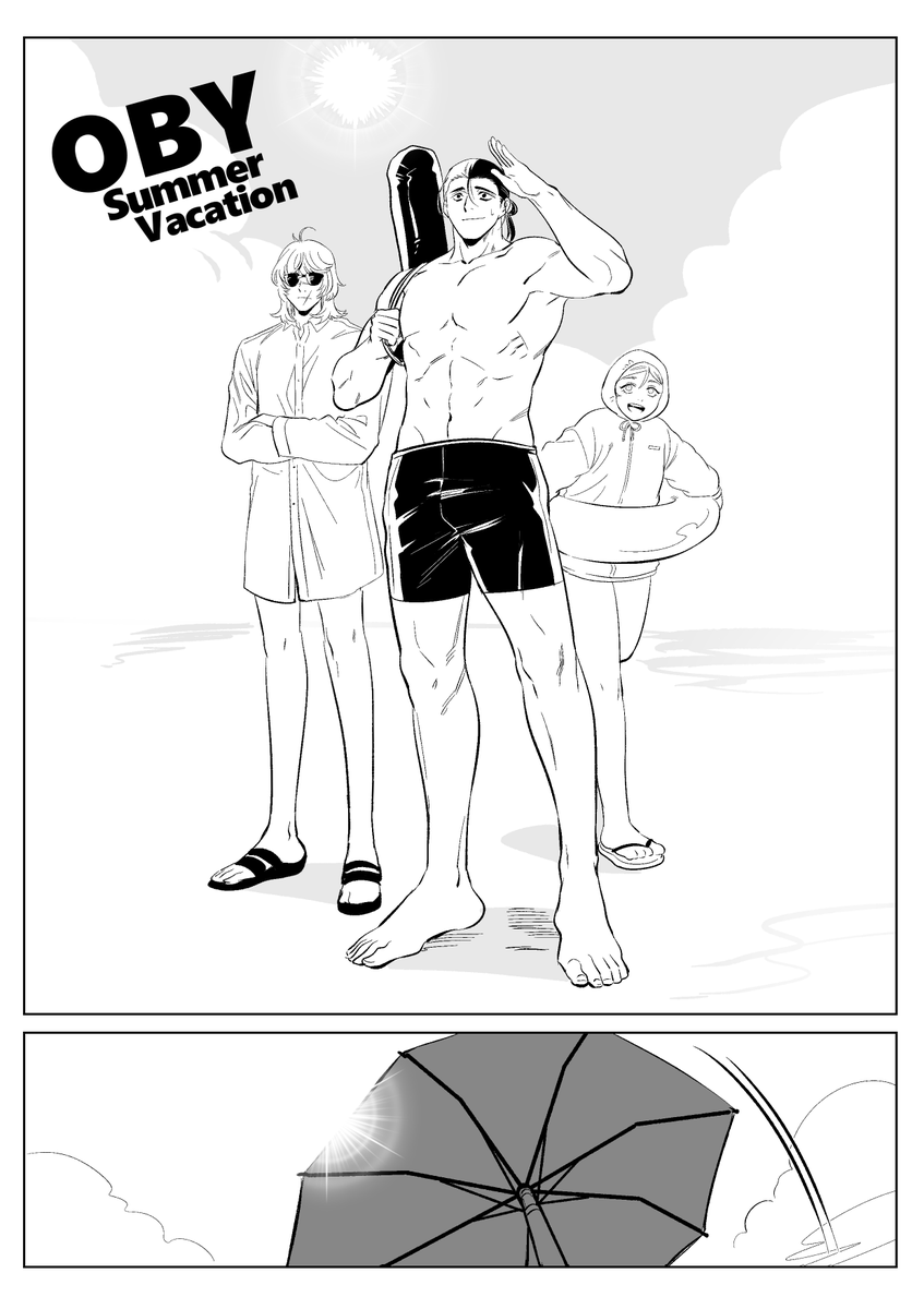 yolcat1995's tweet photo. 오바요 여름휴가 만화⚔️🕯️🧤
オバヨ Summer Vacation https://t.co/tZdwjimYN1