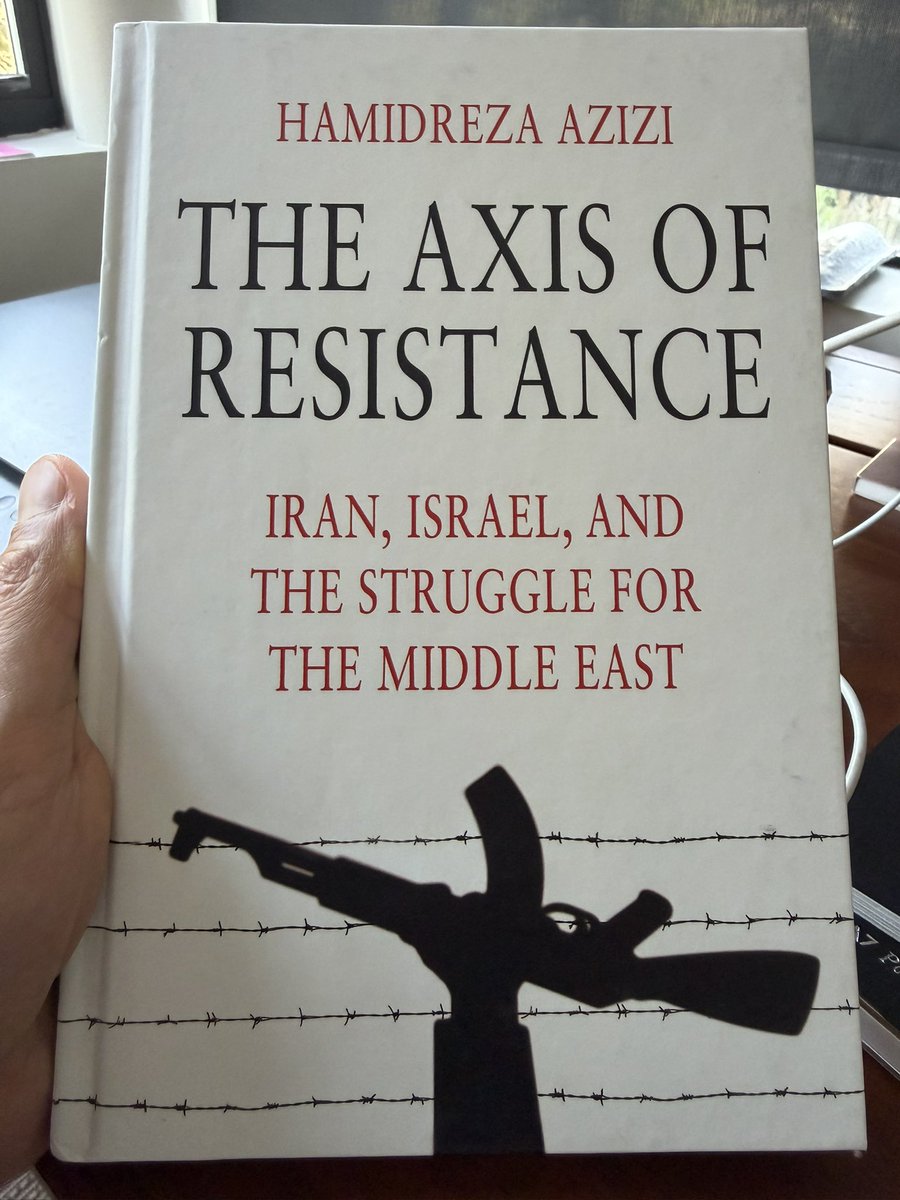 saadmohseni's tweet photo. The Axis of Resistance by @HamidRezaAz just arrived in the mail. Really looking forward to reading this — Azizi is one of the sharpest analysts writing on Iran and the region today, and this promises a rigorous look at Iran, Israel, and the struggle shaping the Middle East https://t.co/bCK3dZJ28b