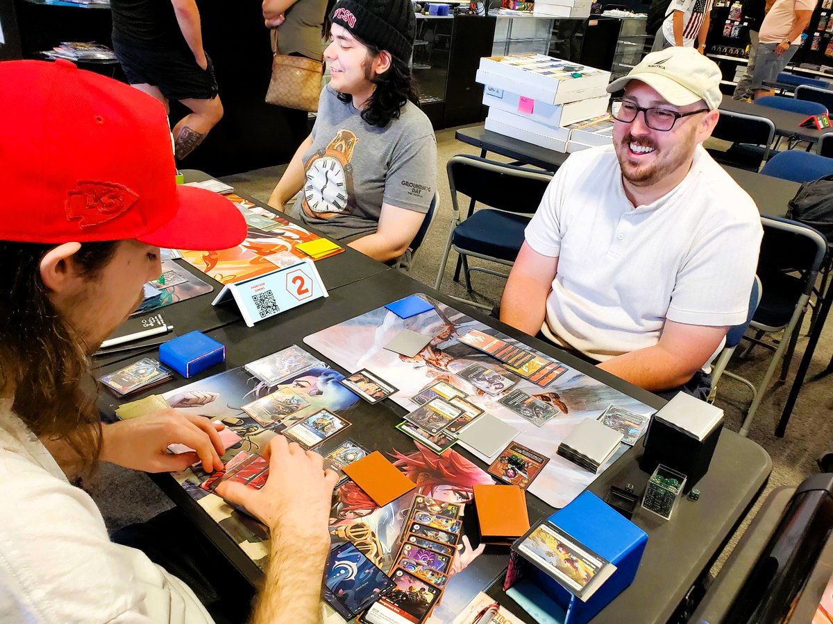 PhantasmGaming_'s tweet photo. A big thank you to everyone who stopped by the shop this week to play in our speciality TCG tournaments! Check out the pics below and see if you can spot yourself. See you next time!
#digimontcg #tcgstore #tcgcommunity #riftboundtcg #mtg #dbz #phantasmgaming #fypシ゚ https://t.co/Q4MbbHuse9