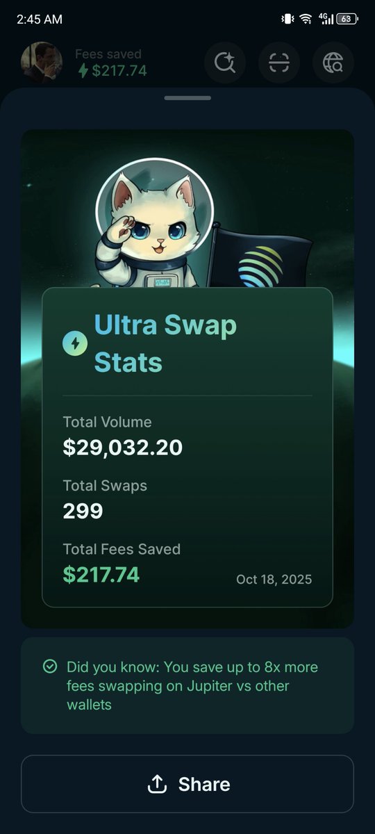 cabalnerd's tweet photo. @kashdhanda been on Jup since last year, still the best mobile wallet UX around. clean, fast, it just works.

GAiPH4WACppWREzUkxkbohVtk1agk2oscf2qKorsMoQ https://t.co/xnIpx64dZg