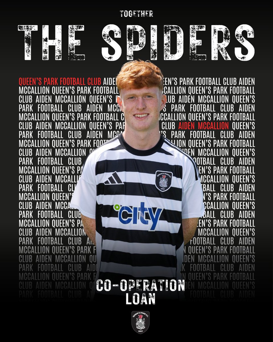 queensparkfc's tweet photo. ✍️ CO-OPERATION LOAN SIGNINGS

🤝🕷️  Welcome to Queen's Park, Aiden McCallion and Lewis Stewart!

Read more on our new recruits:
https://t.co/dGDYUrwR9z https://t.co/vAR3fiHKwD