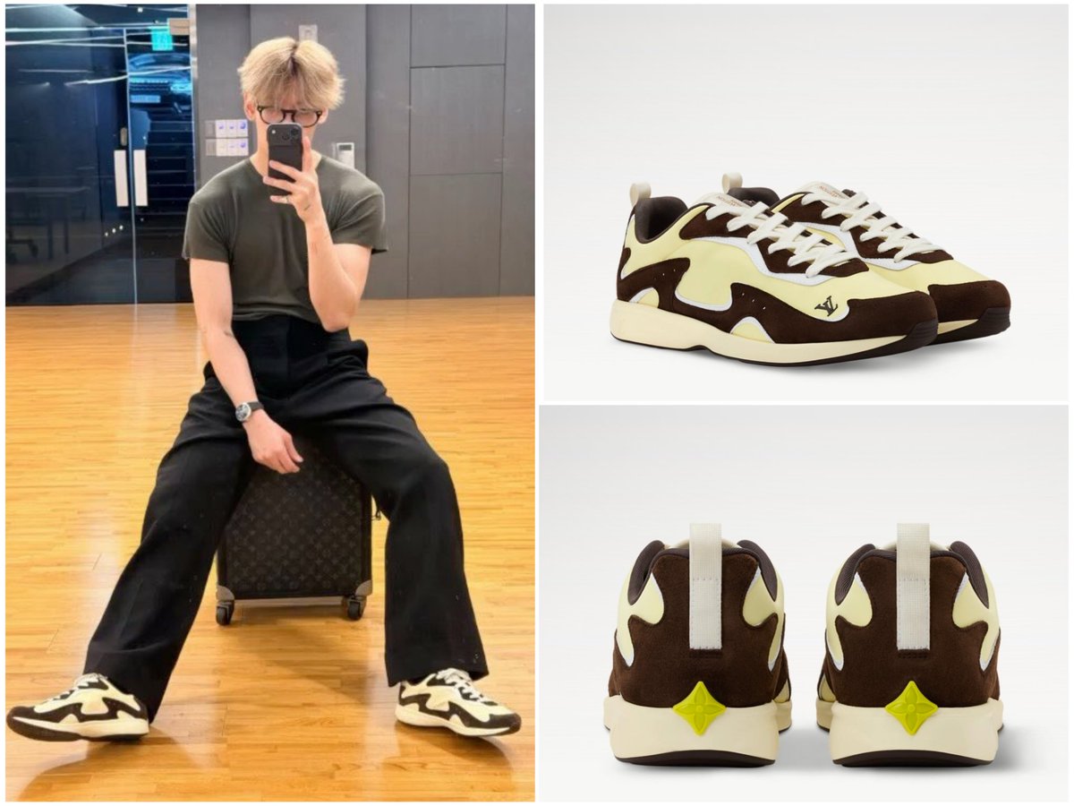 PearyBB's tweet photo. BamBam is wearing Louis Vuitton's Drop 300 sneakers.

#BamBamxLVMenSS27 #LVMenSS27 #LouisVuitton @LouisVuitton​ #BamBam #뱀뱀 @BamBam1A https://t.co/b3YG1p7UXb