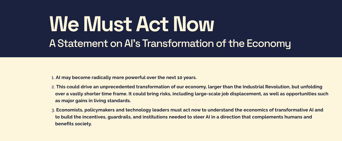 Nobel Laureates Warn of Rapid, Industrial-Scale AI Economic Shift