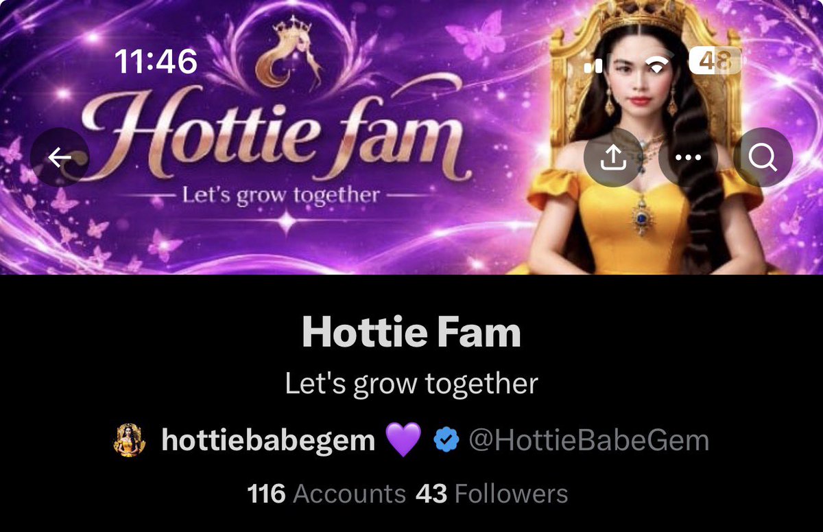 HottieBabeGem's tweet photo. I’m cleaning those inactive in hottie fam list

I will add people who are real active not just today or tomorrow.

If you want to grow, support each other. https://t.co/GSRmpoXd3E