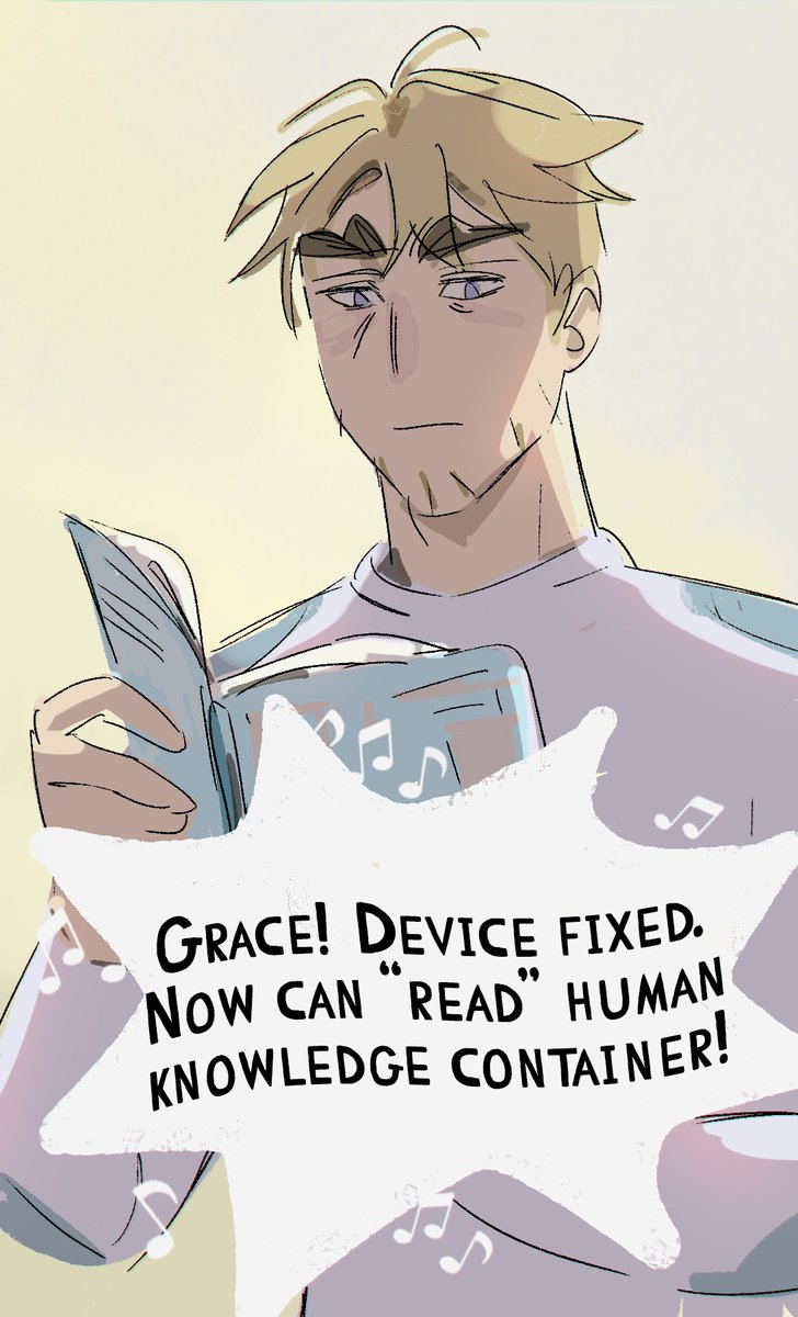 rikku_the_leaf's tweet photo. Human knowledge container [1/7] #ProjectHailMary https://t.co/3xuvvdegp9
